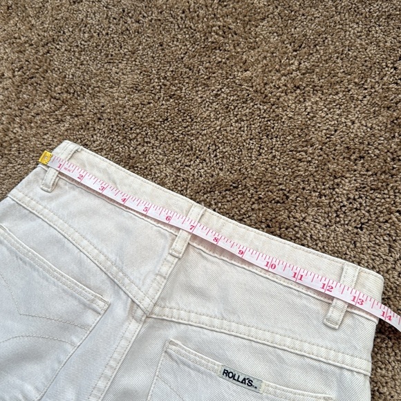 Rolla's Original High Rise Straight Jeans in Comfort Oyster/Cream - Picture 10 of 12